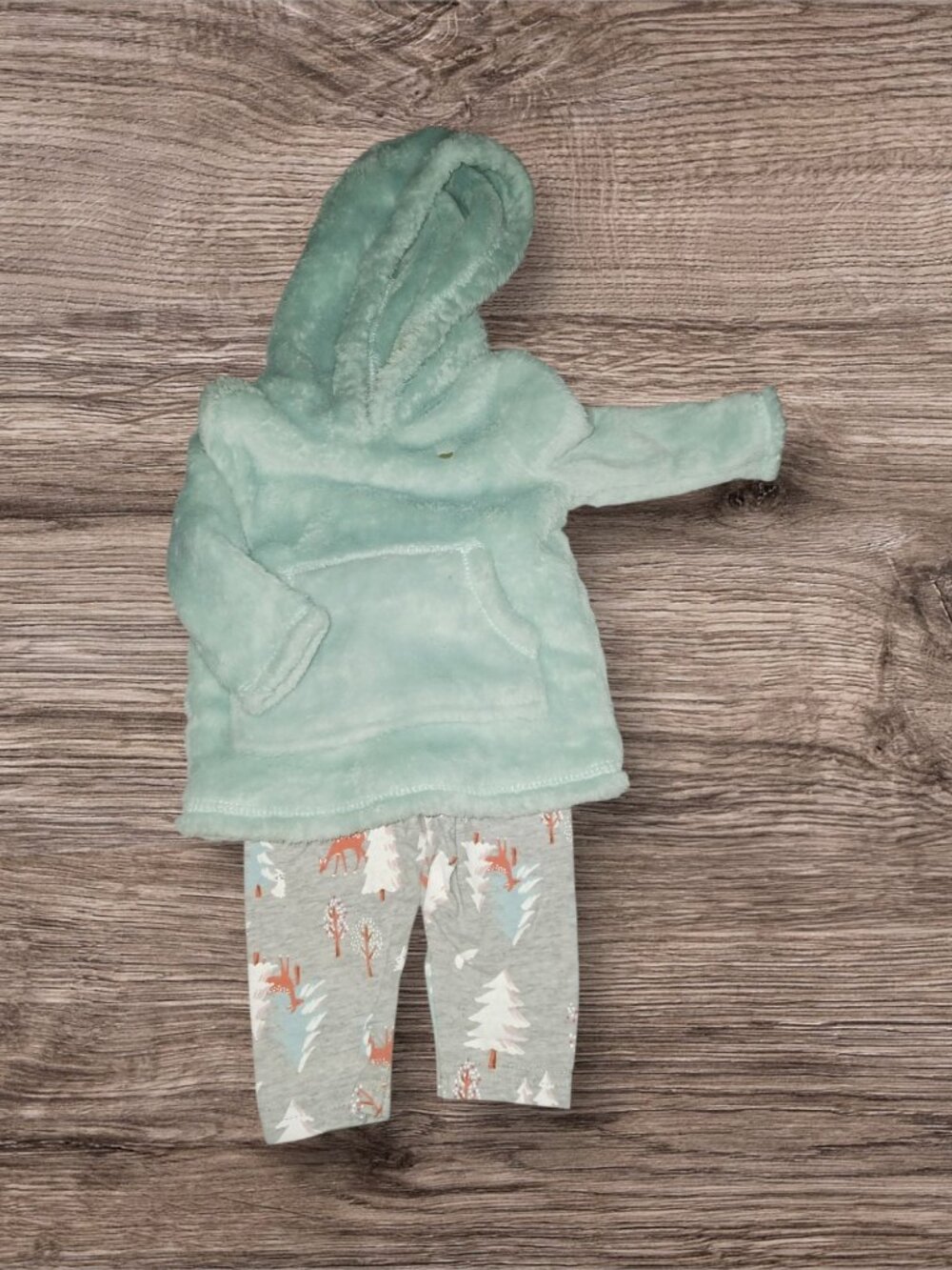 Carter's Baby Girl 2 Piece Fleece Hoodie & Legging Set 3 Months